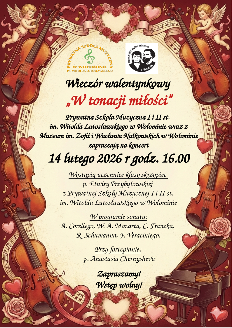 Koncert walentynkowy „W tonacji miłości”! 💖🎶